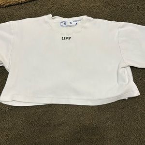 Off White cropped shirt